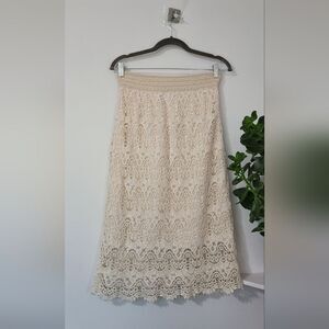 Lace Bohemian Maxi Festival Midi Skirt Miss Pinky Modest S